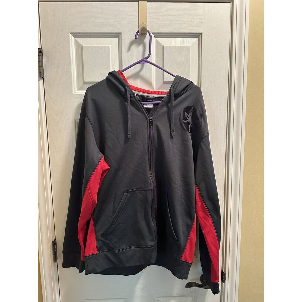 Men's L NIKE THERMA FIT OHIO STATE HOODIE SWEATSHIRT Full Zip JACKET 25829X‎